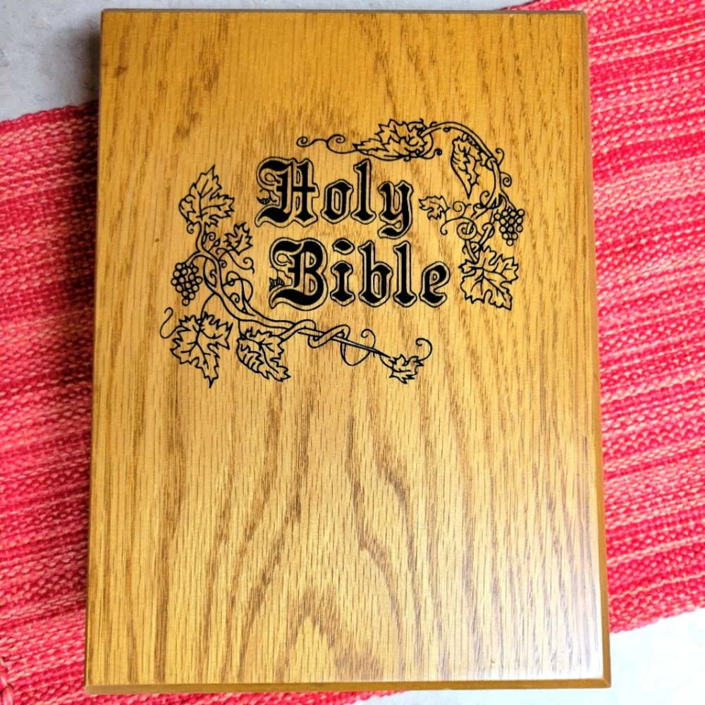 Vintage Used Holy Bible Bible box has been used so there imperfect